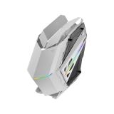 Mars Gaming - MC-TITAN, Caja Gaming RGB XXL ATX, Doble Tira LED e Iluminación Frontal ARGB, Hub Iluminación + Mando a - MCTITANW