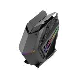 Mars Gaming - MC-TITAN, Caja Gaming RGB XXL ATX, Doble Tira LED e Iluminación Frontal ARGB, Hub Iluminación + Mando a - MCTITAN