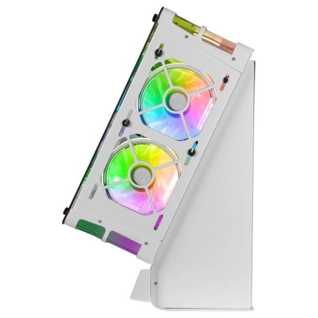 Mars Gaming - MCB, Caja PC Gaming ATX XL, Edición Custom Premium, Estructura Modular Doble Cámara, Blanco