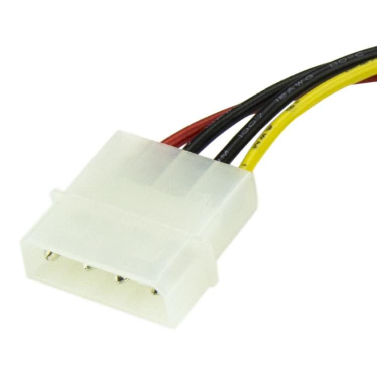 StarTech.com - Cable Adaptador de 15cm de Alimentación MOLEX LP4 4 Pines a SATA 15 Pines