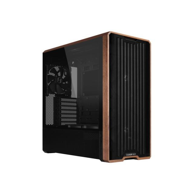 Lian Li - Lancool LAN217X carcasa de ordenador Midi Tower Negro, Madera