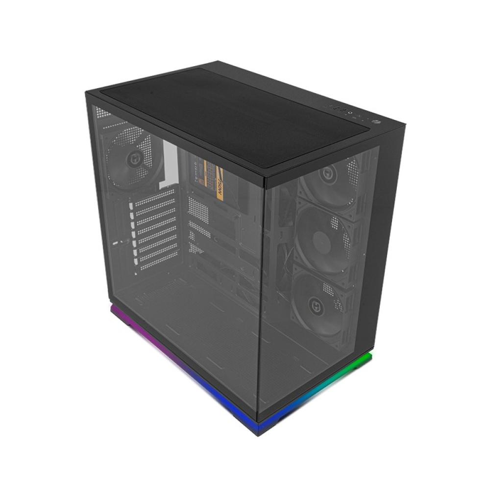 NOX - Hummer GALAXY/ Semitorre ATX compacta tira ARGB Ne - NXHUMMERGALAXYBK