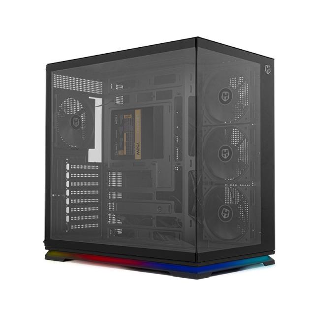 NOX - Hummer GALAXY/ Semitorre ATX compacta tira ARGB Ne - NXHUMMERGALAXYBK