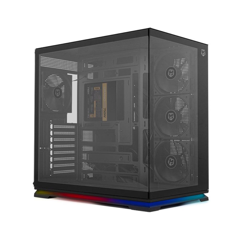 NOX - Hummer GALAXY/ Semitorre ATX compacta tira ARGB Ne - NXHUMMERGALAXYBK