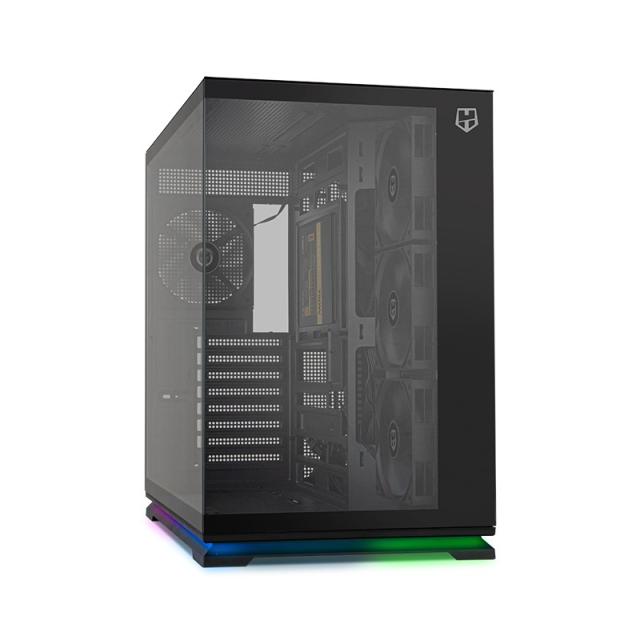 NOX - Hummer GALAXY/ Semitorre ATX compacta tira ARGB Ne - NXHUMMERGALAXYBK