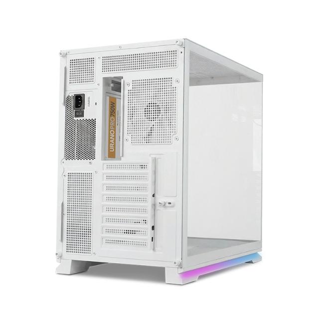 NOX - Hummer GALAXY/ Semitorre ATX compacta tira ARGB Ne - NXHUMMERGALAXYWH