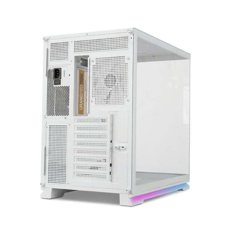 NOX - Hummer GALAXY/ Semitorre ATX compacta tira ARGB Ne - NXHUMMERGALAXYWH