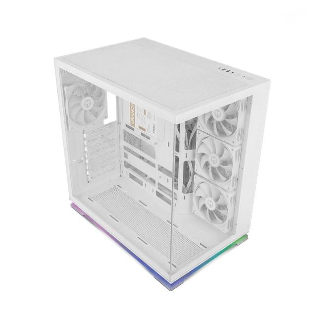 NOX - Hummer GALAXY/ Semitorre ATX compacta tira ARGB Ne - NXHUMMERGALAXYWH