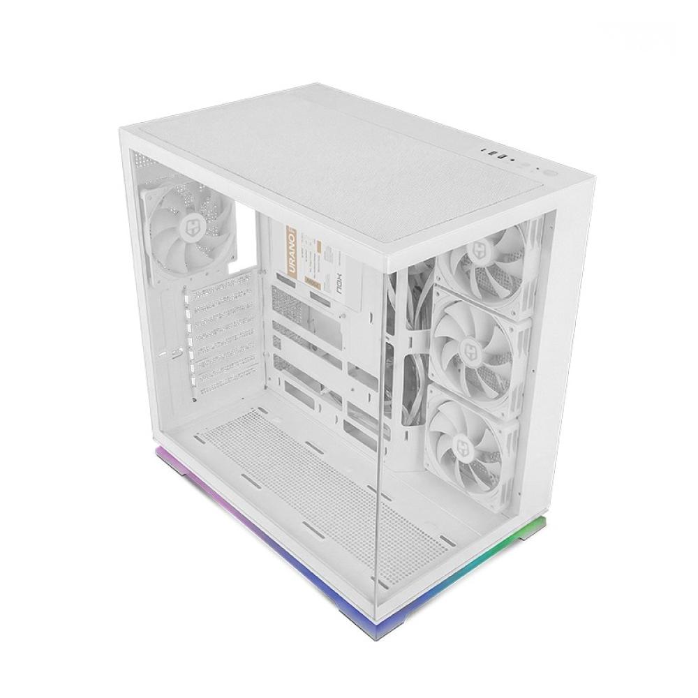 NOX - Hummer GALAXY/ Semitorre ATX compacta tira ARGB Ne - NXHUMMERGALAXYWH