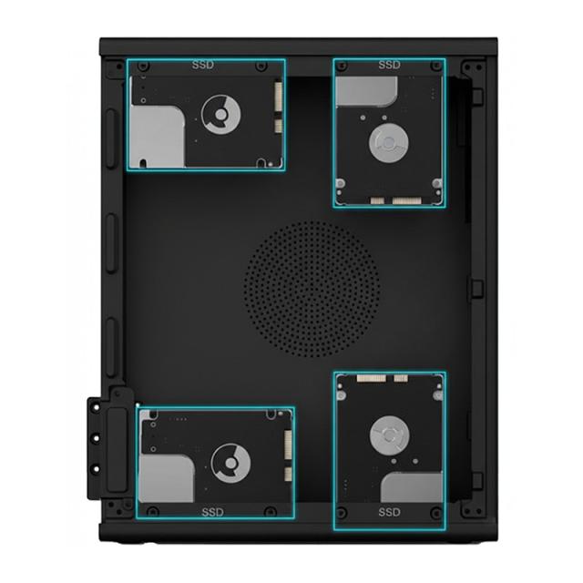 CoolBox - CAJA MATX SLIM T100 USB-C 3.2 GEN1 FULL METAL S/FTE + 1 VENT. 90MM