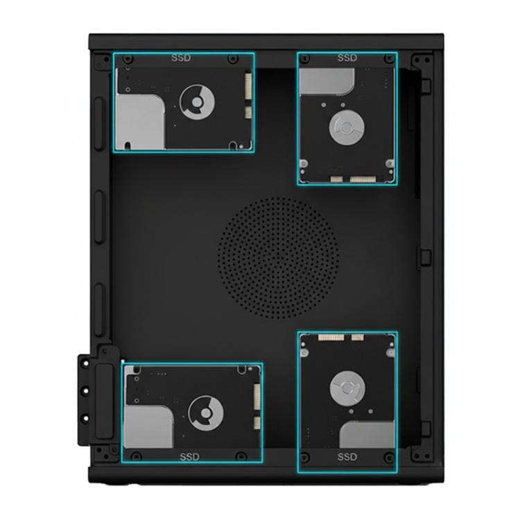 CoolBox - CAJA MATX SLIM T100 USB-C 3.2 GEN1 FULL METAL S/FTE + 1 VENT. 90MM