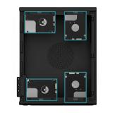 CoolBox - CAJA MATX SLIM T100 USB-C 3.2 GEN1 FULL METAL S/FTE + 1 VENT. 90MM