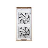 Lian Li - Lancool LAN217W carcasa de ordenador Midi Tower Blanco, Madera