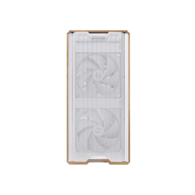 Lian Li - Lancool LAN217W carcasa de ordenador Midi Tower Blanco, Madera