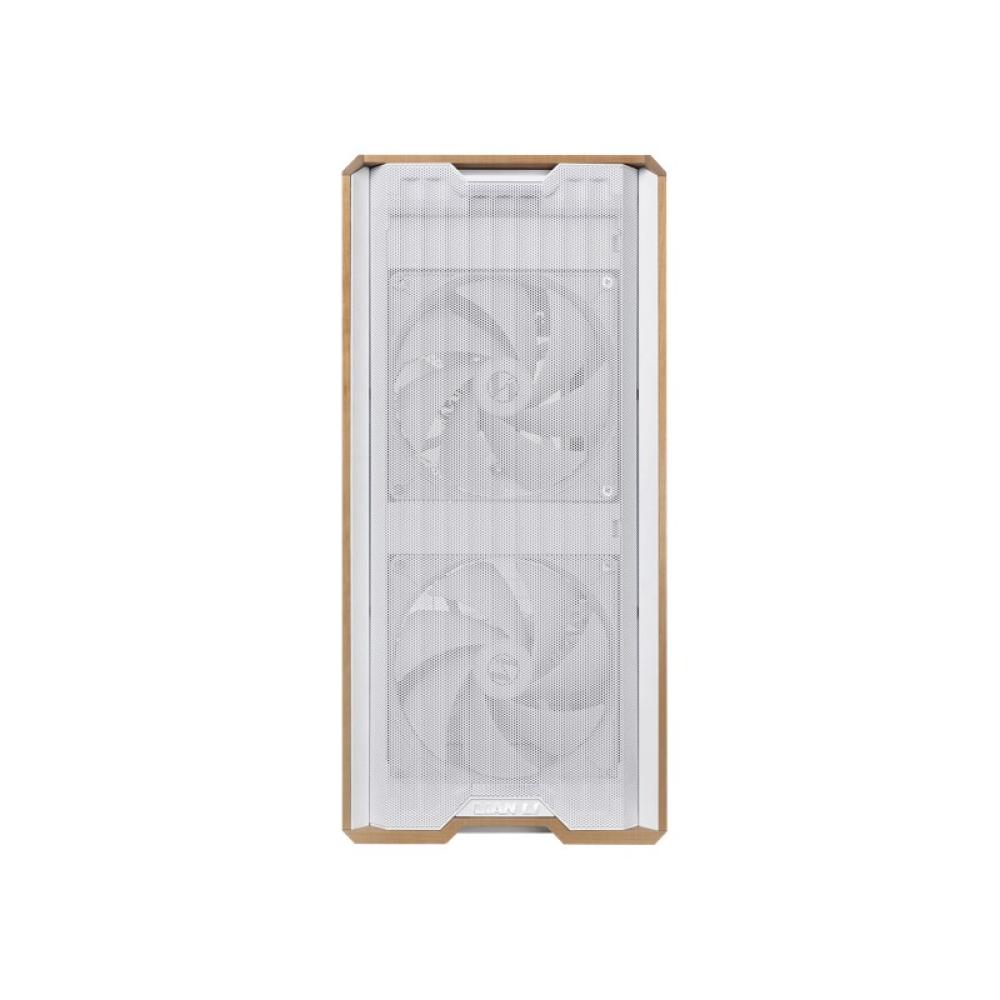 Lian Li - Lancool LAN217W carcasa de ordenador Midi Tower Blanco, Madera