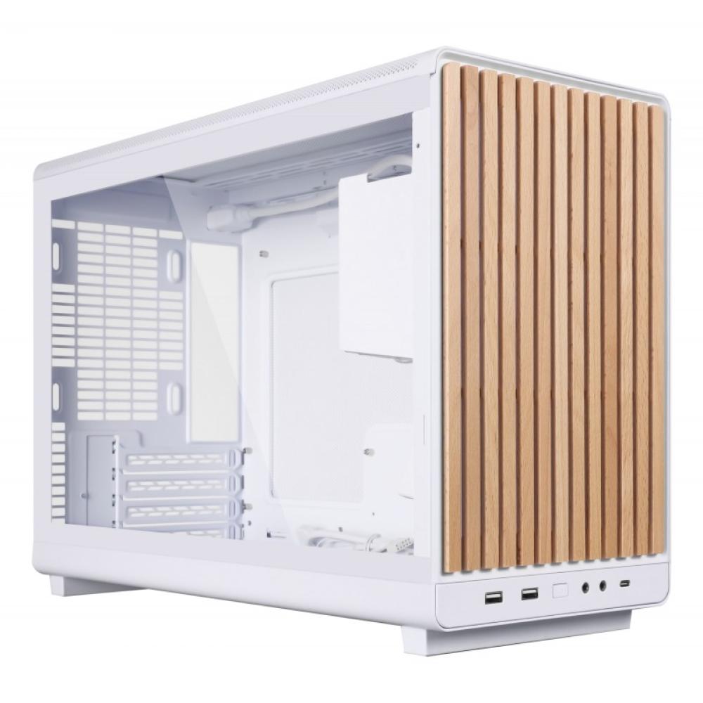 Lian Li - A3-mATX Micro Torre Blanco, Madera - G99.A3W-WDG.00