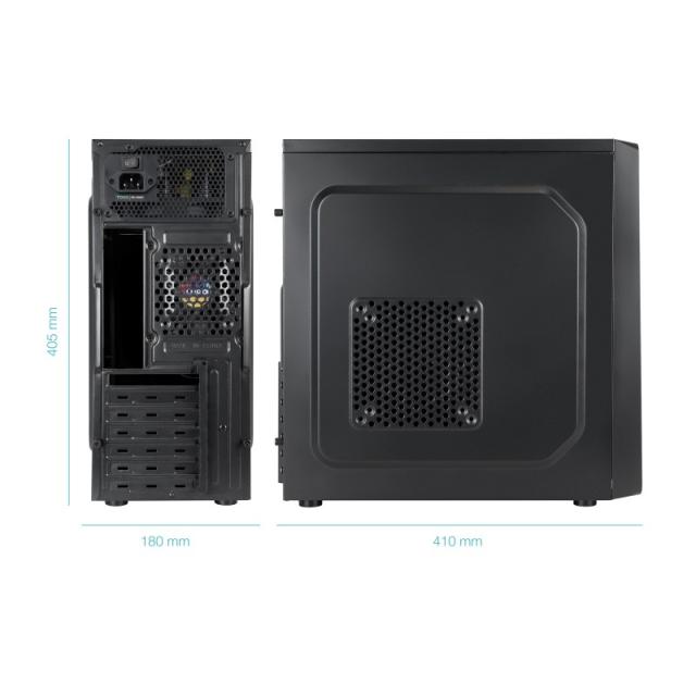 TooQ - Caja Semitorre ATX “PRISMA ULTRA” Negra