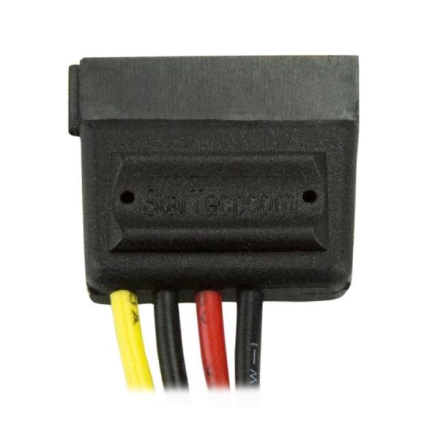 StarTech.com - Cable Adaptador de 15cm de Alimentación MOLEX LP4 4 Pines a SATA 15 Pines