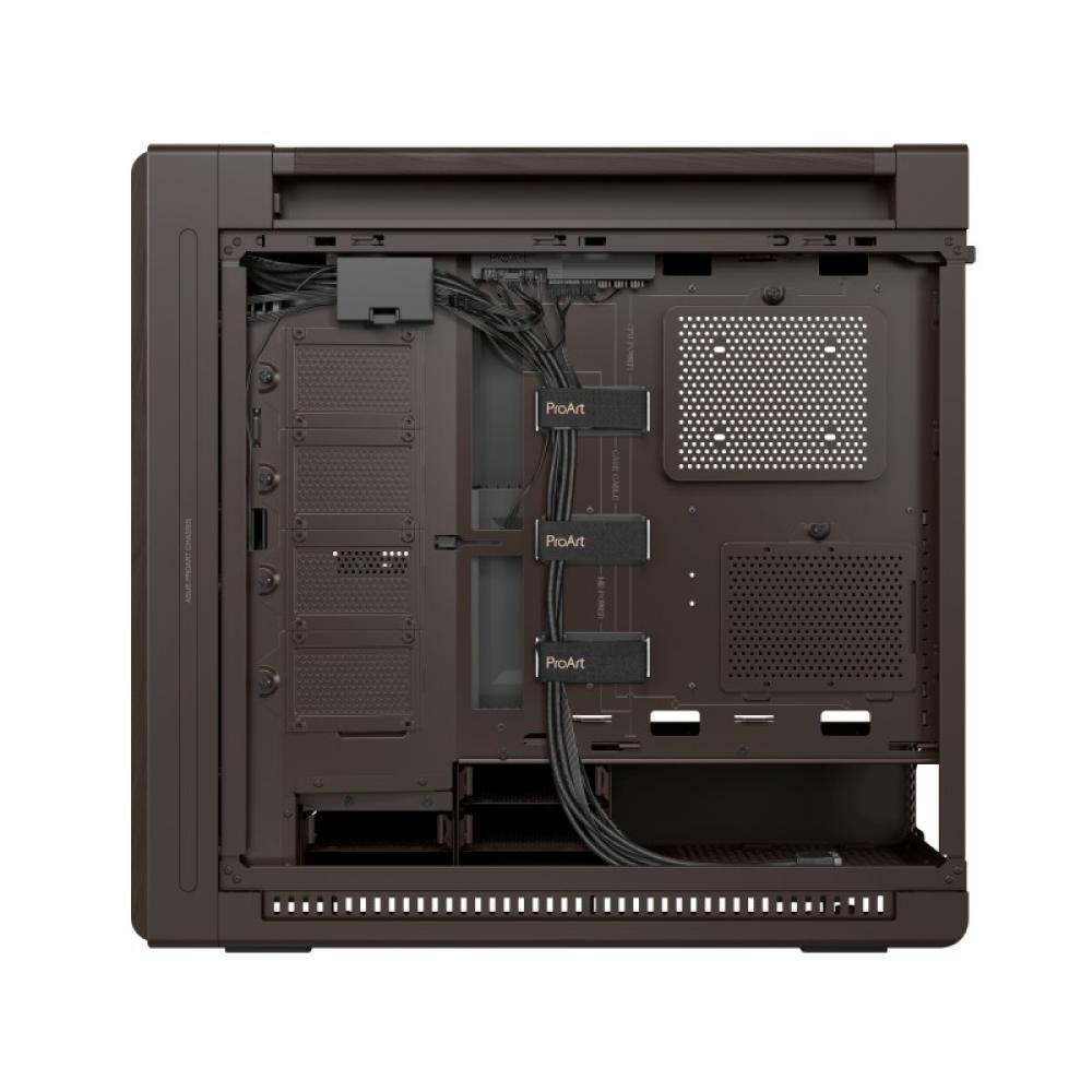 ASUS - ProArt PA602 Wood Edition Retro Brown - Metal Panel Midi Tower Marrón