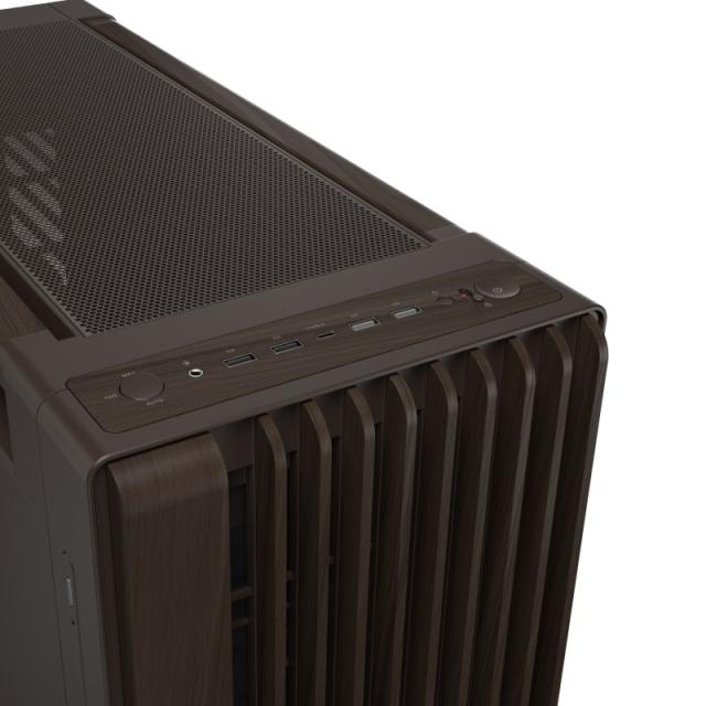 ASUS - ProArt PA602 Wood Edition Retro Brown - Metal Panel Midi Tower Marrón