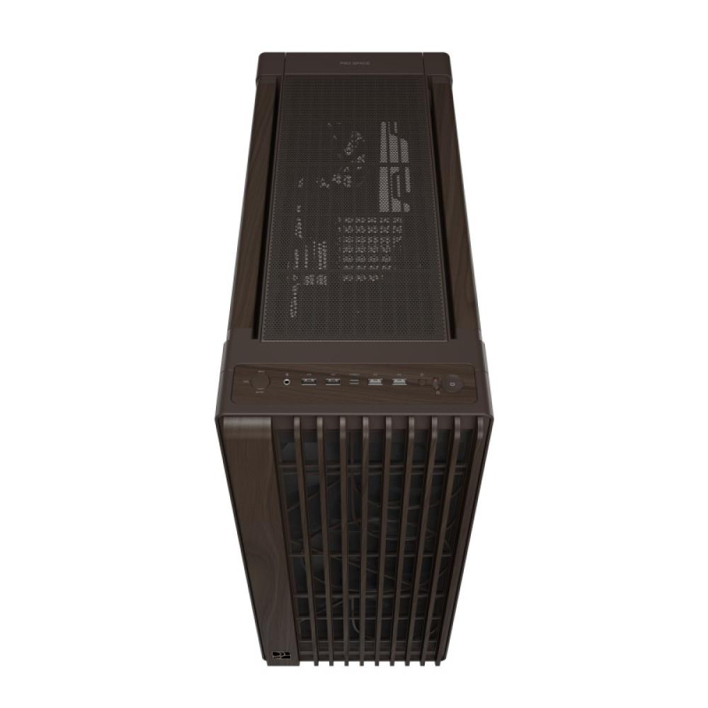 ASUS - ProArt PA602 Wood Edition Retro Brown - Metal Panel Midi Tower Marrón