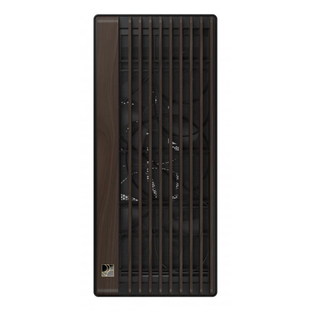 ASUS - ProArt PA602 Wood Edition Modern Black - Tempered Glass Panel Midi Tower Negro, Madera