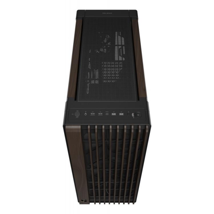 ASUS - ProArt PA602 Wood Edition Modern Black - Metal Panel Midi Tower Negro, Madera