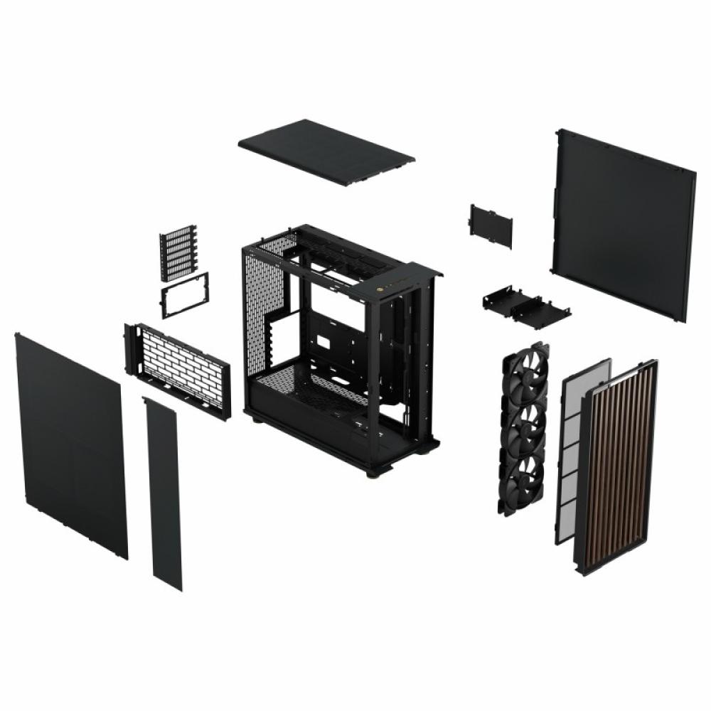 Fractal Design - North XL Midi Tower Negro, Carbón vegetal