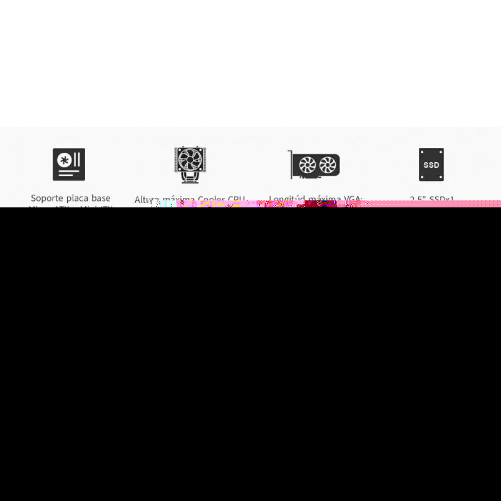 CoolBox - CAJA MATX M460 USB-C 3.2 GEN1 SGCC 0.8MM SIN FTE