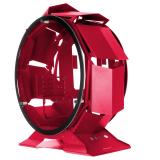 Mars Gaming - MCORB Rojo, Caja PC Gaming Micro-ATX XL, Diseño Circular Custom, Doble Cristal Templado