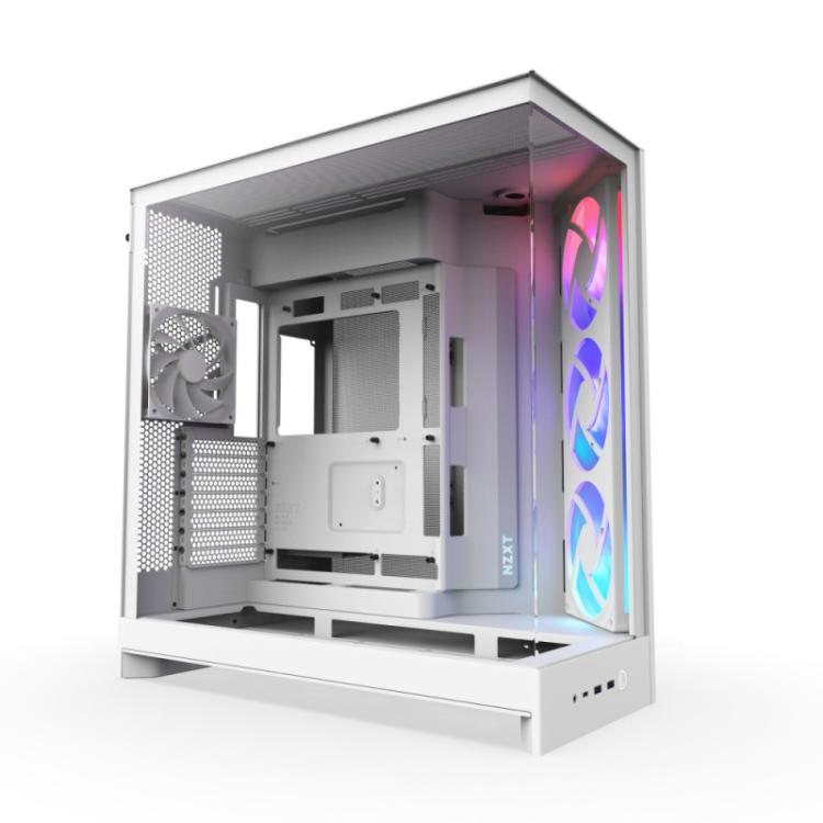 NZXT - H9 Flow RGB Midi Tower Blanco