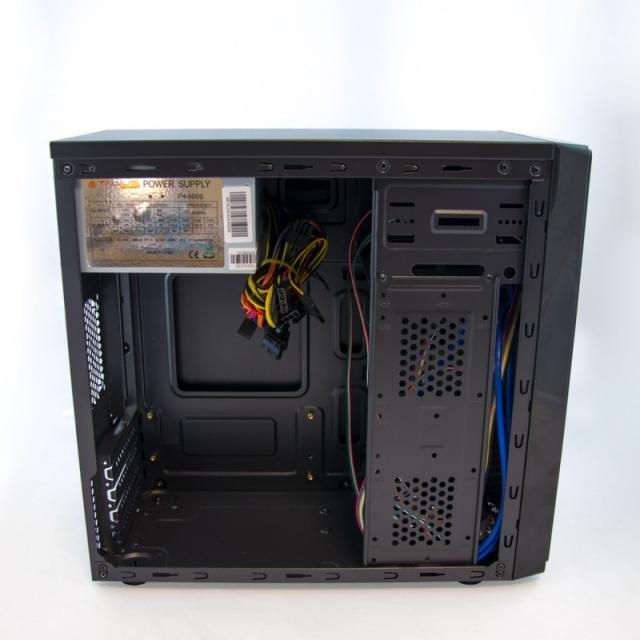 TALIUS - caja micro-Atx Denver negra 500w USB 3.0 CON lector tarjetas