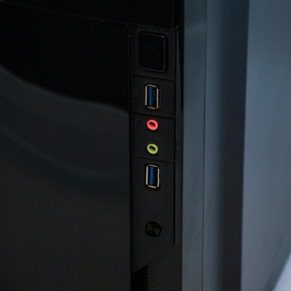 TALIUS - caja micro-Atx Denver negra 500w USB 3.0 CON lector tarjetas