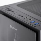 TALIUS - caja ATX gaming Valkyria led RGB USB 3.0