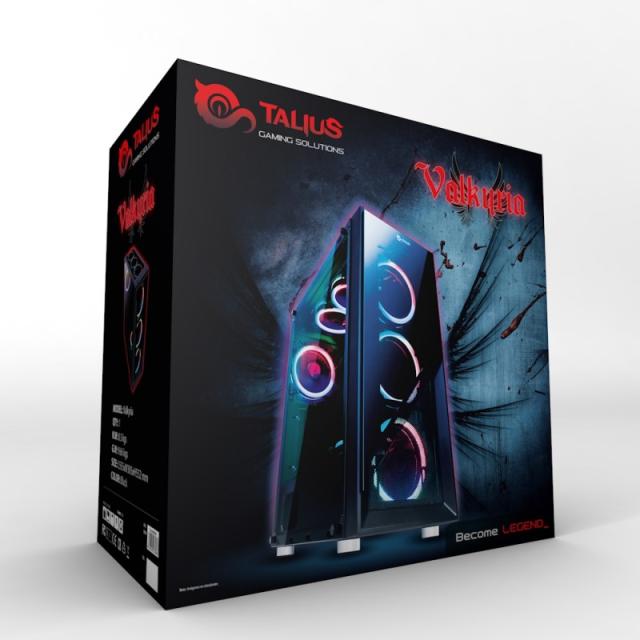 TALIUS - caja ATX gaming Valkyria led RGB USB 3.0