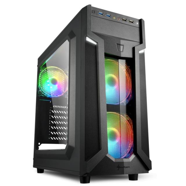 Sharkoon - VG6-W RGB Midi Tower Negro