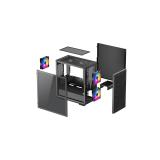 DeepCool - MATREXX 40 3 Fans Led Tricolor Cristal Templado Lateral