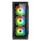 Sharkoon - TK4 RGB Midi Tower Negro