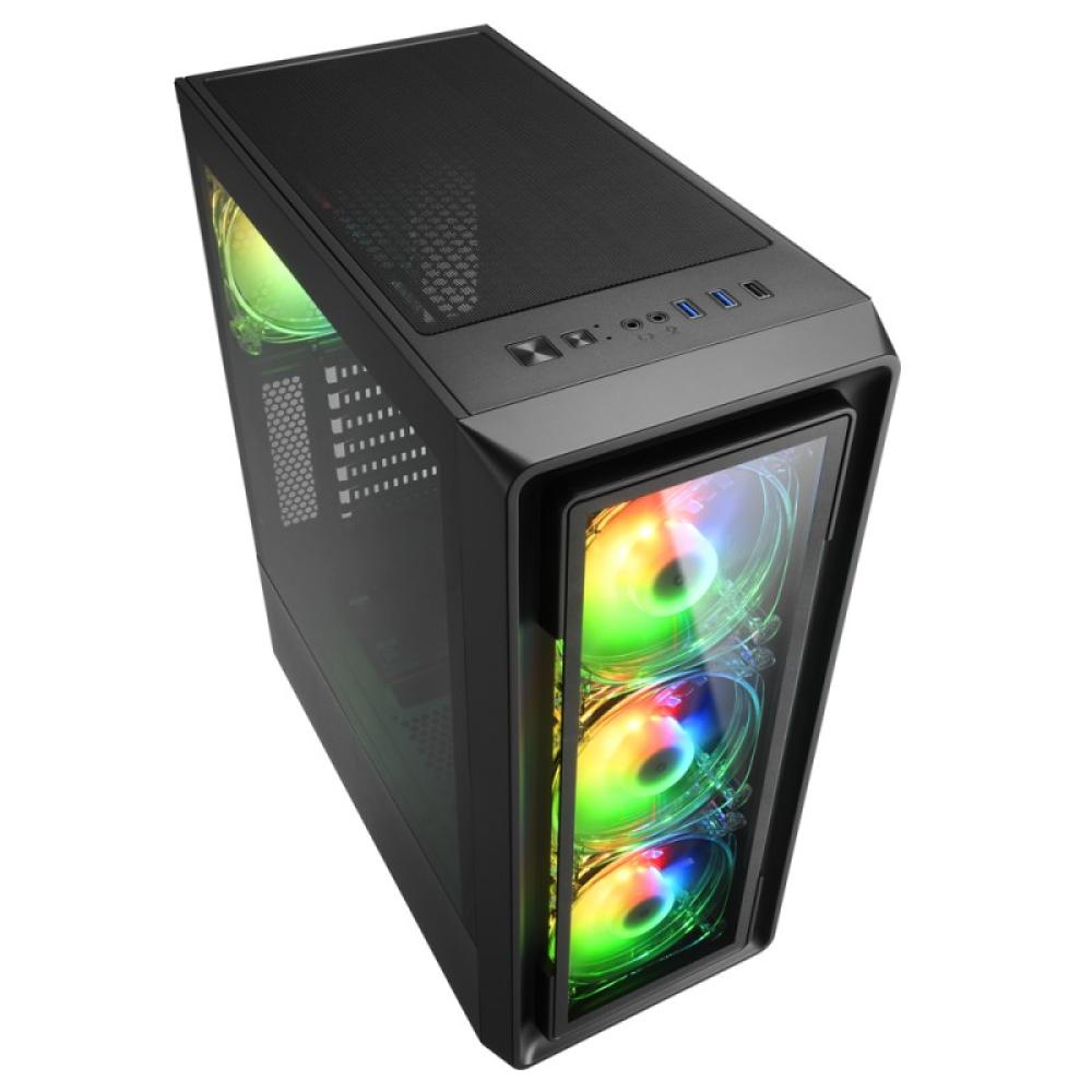 Sharkoon - TK4 RGB Midi Tower Negro