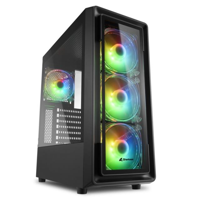 Sharkoon - TK4 RGB Midi Tower Negro