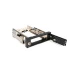 StarTech.com - Rack Móvil Aluminio para Disco Duro HDD SATA de 3,5" Pulgadas sin Bandeja Bahía de 5,25"
