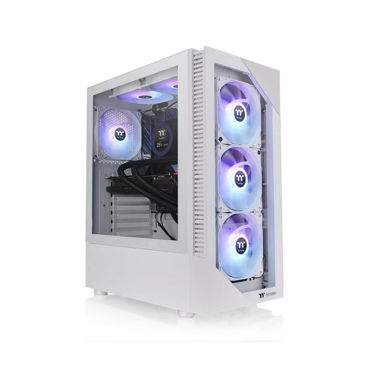Thermaltake - View 200 TG Snow ARGB Midi Tower Blanco