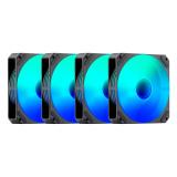 ABYSM - Danube Sava H500 Black Escritorio Negro, Transparente