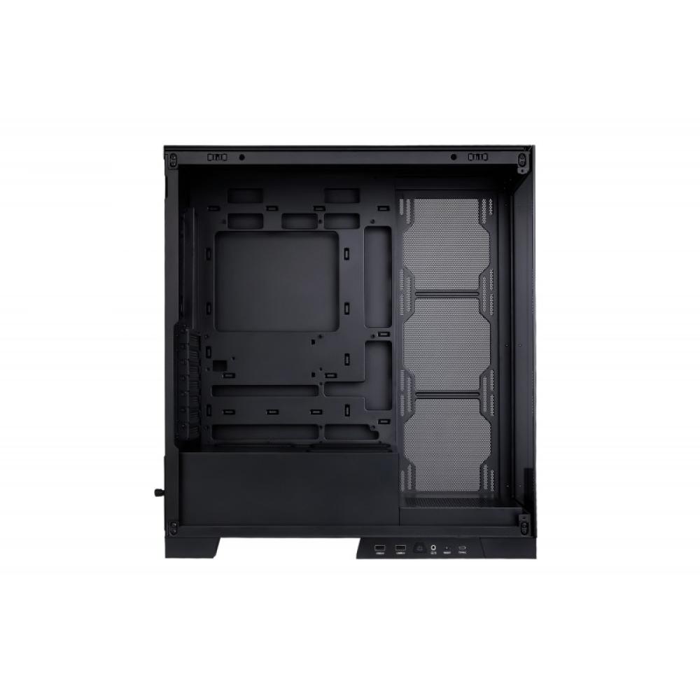 ABYSM - Danube Sava H500 Black Escritorio Negro, Transparente