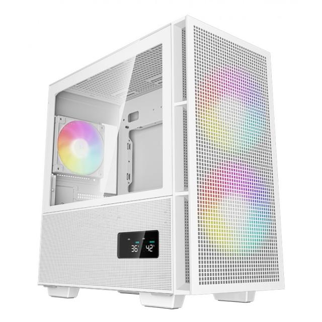 DeepCool - R-CH360-WHAPE3D-G-1 carcasa de ordenador Micro Torre Blanco