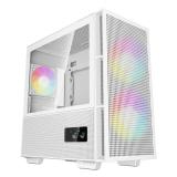 DeepCool - R-CH360-WHAPE3D-G-1 carcasa de ordenador Micro Torre Blanco