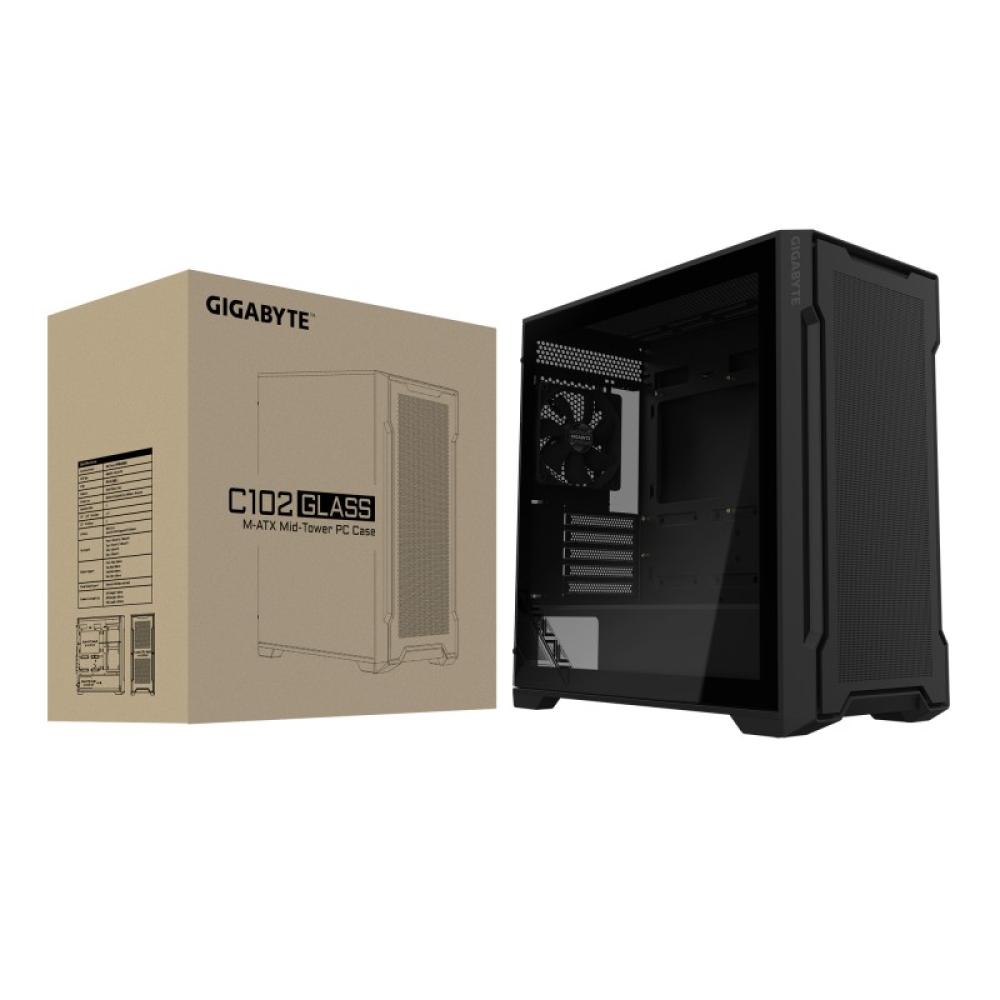 GIGABYTE - C102 GLASS Midi Tower Negro