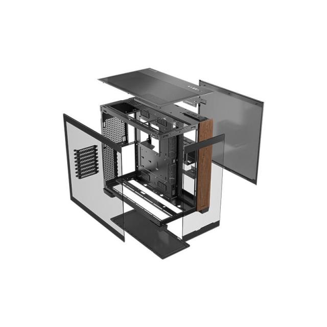 Antec - C8 Wood Full Tower Negro, Madera