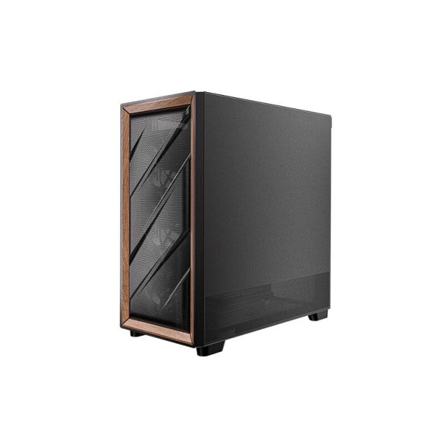 Antec - 0-761345-10133-2 carcasa de ordenador Midi Tower Negro, Madera
