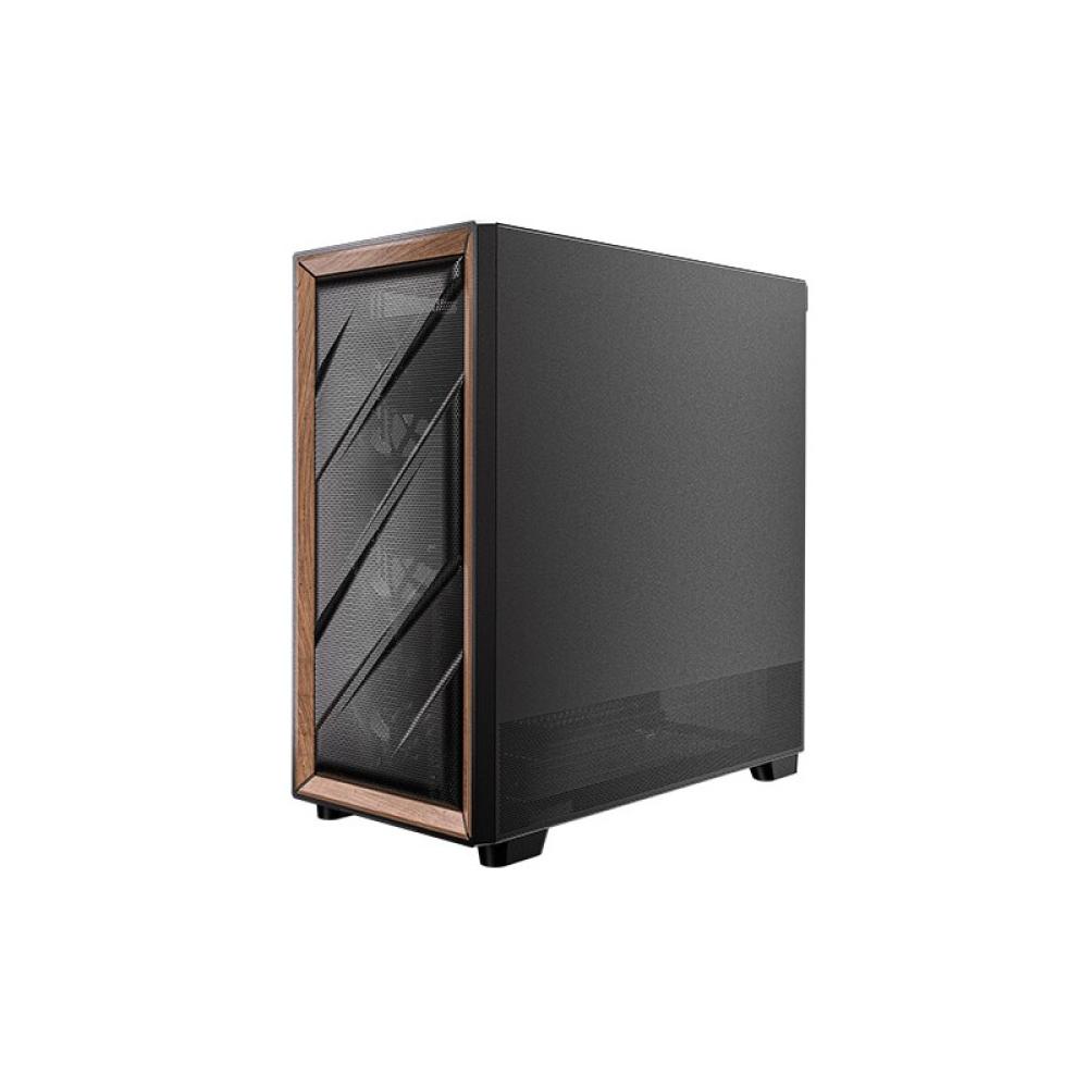 Antec - 0-761345-10133-2 carcasa de ordenador Midi Tower Negro, Madera